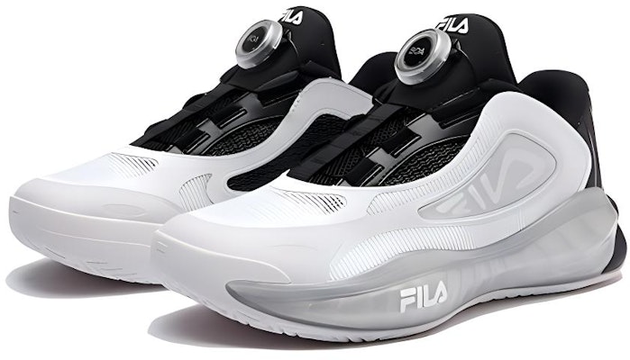 (Preschool) FILA Basketball Low 'White Black' K15B432203FWB Lookbook (Preschool) FILA Basketball Low 'White Black' K15B432203FWB