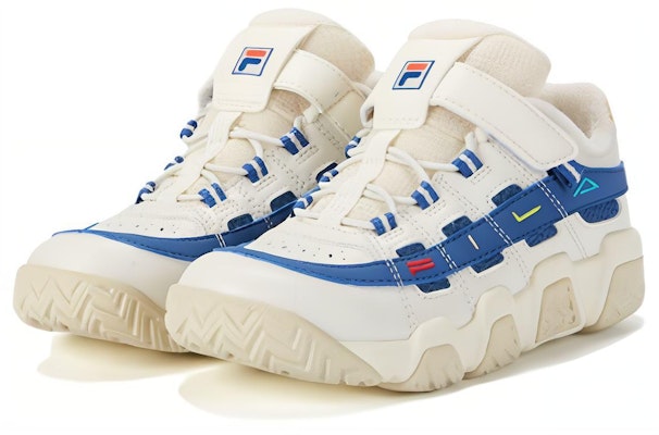 (Preschool) FILA Basketball Low 'White Blue' K64B141204PWF Lookbook (Preschool) FILA Basketball Low 'White Blue' K64B141204PWF