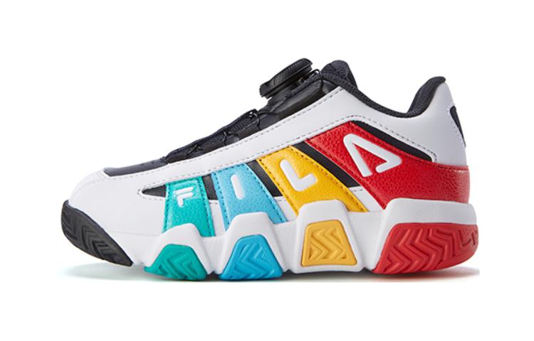 (Preschool) FILA Basketball Low 'White Red Black' K64B141204PNR