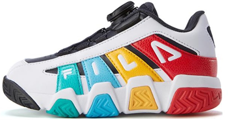 (Preschool) FILA Basketball Low 'White Red Black' K64B141204PNR Buy (Preschool) FILA Basketball Low 'White Red Black' K64B141204PNR
