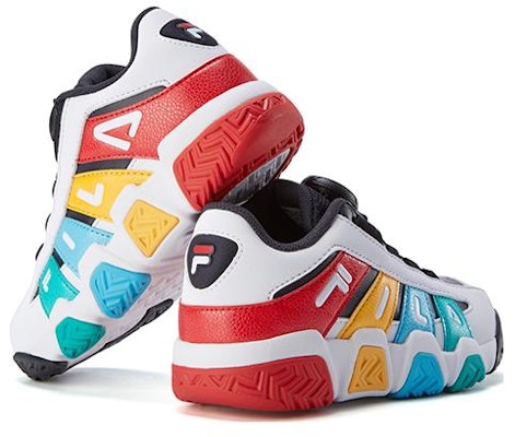 (Preschool) FILA Basketball Low 'White Red Black' K64B141204PNR Lookbook (Preschool) FILA Basketball Low 'White Red Black' K64B141204PNR