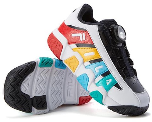 (Preschool) FILA Basketball Low 'White Red Black' K64B141204PNR Shop (Preschool) FILA Basketball Low 'White Red Black' K64B141204PNR