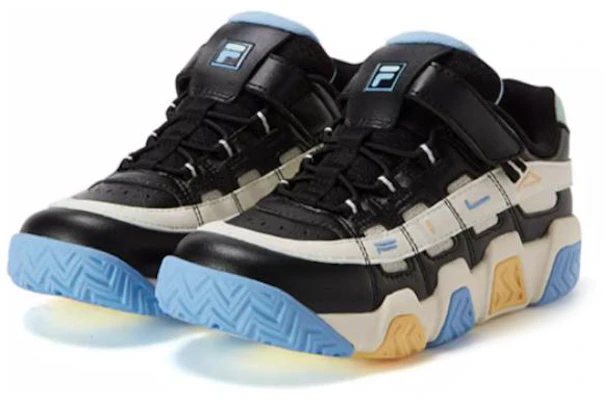(Preschool) FILA Basketball Shoes 'Black White' K64B141204PBW Lookbook (Preschool) FILA Basketball Shoes 'Black White' K64B141204PBW