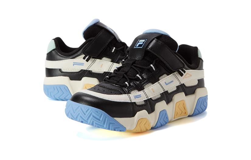 Shop (Preschool) FILA Basketball Shoes 'Black White' K64B141204PBW