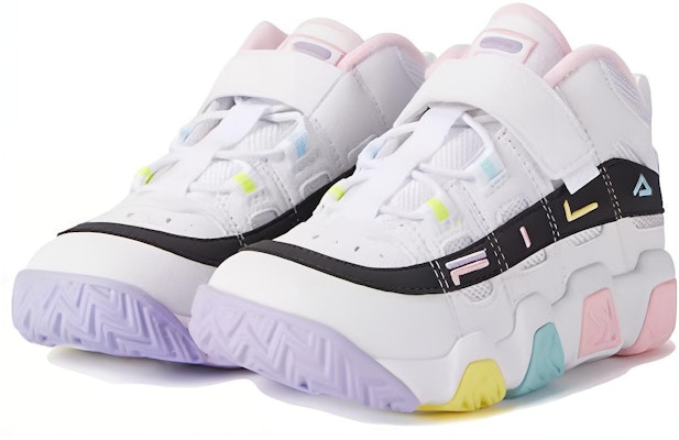 (Preschool) FILA Basketball Sneaker 'White Legend Blue' K64B141204PWN Lookbook (Preschool) FILA Basketball Sneaker 'White Legend Blue' K64B141204PWN
