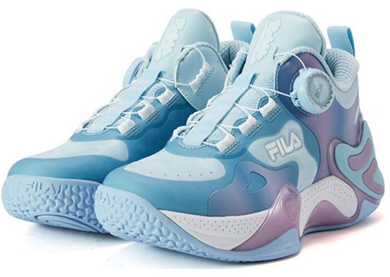 (Preschool) FILA Basketball Sneakers Low 'Blue Green' K15B242202FFO Order (Preschool) FILA Basketball Sneakers Low 'Blue Green' K15B242202FFO