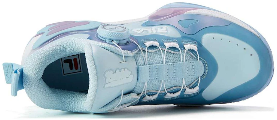 (Preschool) FILA Basketball Sneakers Low 'Blue Green' K15B242202FFO Lookbook (Preschool) FILA Basketball Sneakers Low 'Blue Green' K15B242202FFO