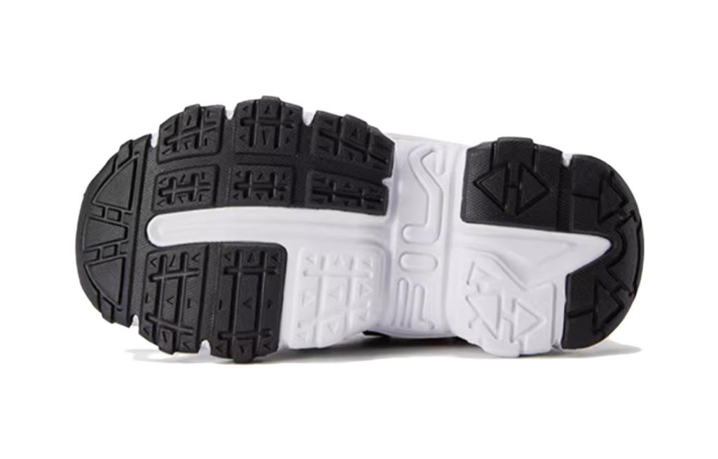 Shop 中童 FILA斐乐 BOA 運動 耐磨 低幫 兒童跑步鞋 藍綠色