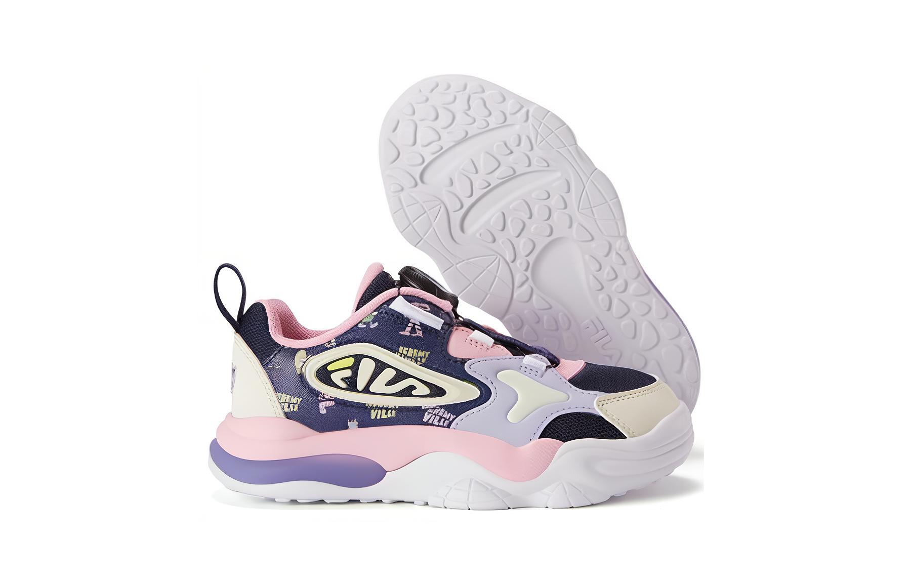 Shop (PS) 휠라 보아 익스플로러 화이트 핑크 블랙 K14G234101FLA