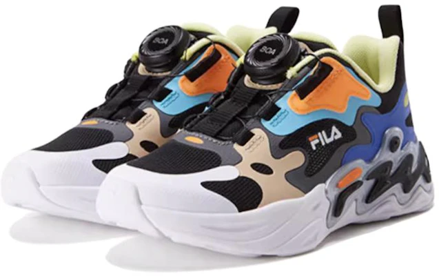 (Preschool) FILA BOA Explorer Shoes 'Black Blue Orange' K14B221103FBW Lookbook (Preschool) FILA BOA Explorer Shoes 'Black Blue Orange' K14B221103FBW