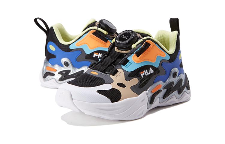 Shop (Preschool) FILA BOA Explorer Shoes 'Black Blue Orange' K14B221103FBW