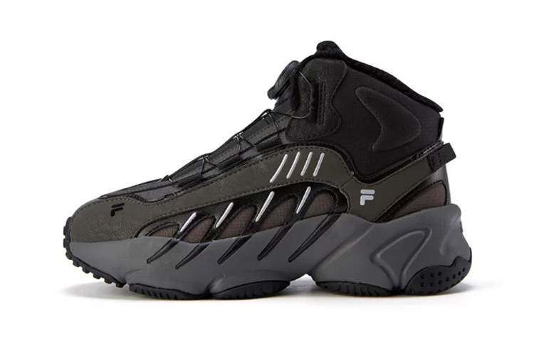 (Preschool) FILA BOA High 'Black Grey' K15B142905FBK