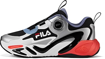(Preschool) FILA BOA Low Running Shoe 'Black Silver Red' K15B321101FBS (Preschool) FILA BOA Low Running Shoe 'Black Silver Red' K15B321101FBS