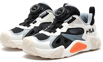 中童 FILA斐樂 旋鈕BOA運動舒適 防滑耐磨 低幫 兒童戶外鞋 黑白色 Lookbook 中童 FILA斐樂 旋鈕BOA運動舒適 防滑耐磨 低幫 兒童戶外鞋 黑白色