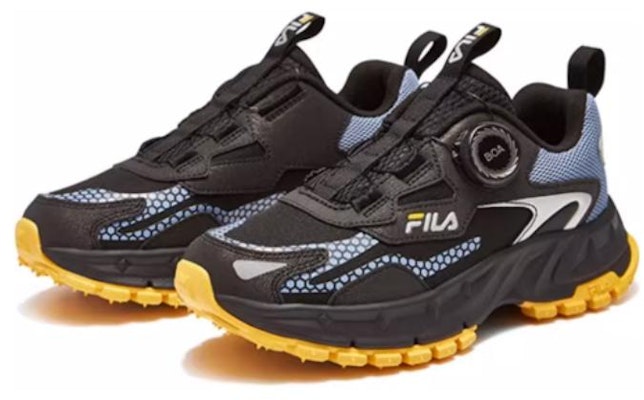 (Youth) FILA BOA Running Shoes 'Black Grey Blue' K15B342503FBA Order (Youth) FILA BOA Running Shoes 'Black Grey Blue' K15B342503FBA