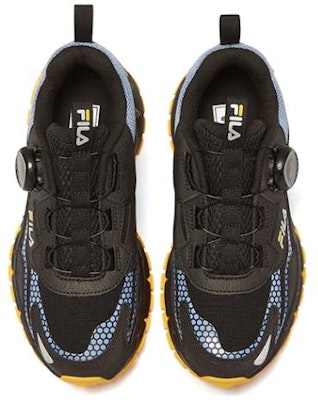 (Youth) FILA BOA Running Shoes 'Black Grey Blue' K15B342503FBA Lookbook (Youth) FILA BOA Running Shoes 'Black Grey Blue' K15B342503FBA