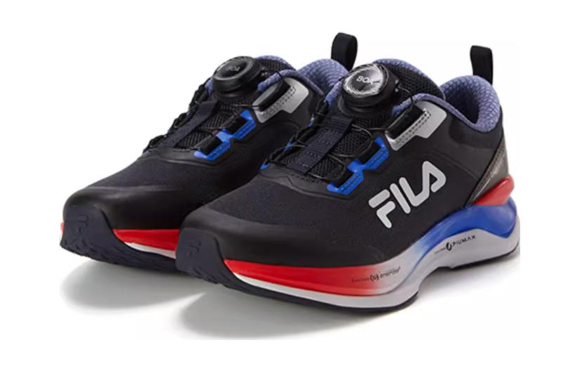 Lookbook 大童 FILA 斐樂 BOA 運動 防水速乾 兒童訓練鞋 藍紅色