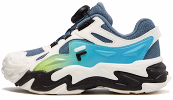 (Preschool) FILA BOA Athletic Shoes 'White Blue Black' K14B342503FWC (Preschool) FILA BOA Athletic Shoes 'White Blue Black' K14B342503FWC