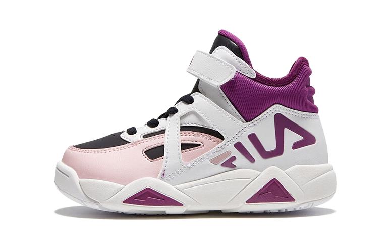 (Preschool) FILA CAGE TC Sneakers 'White Purple Pink' K14B341262PNP