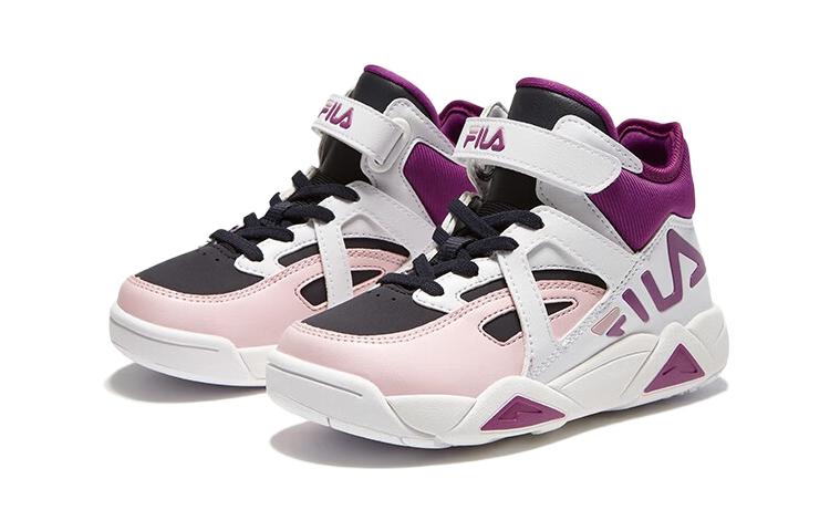 Lookbook (Preschool) FILA CAGE TC Sneakers 'White Purple Pink' K14B341262PNP
