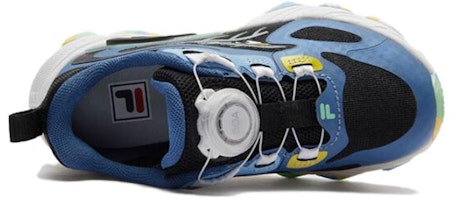 中童 FILA斐樂 舒適百搭 防滑減震 兒童休閒鞋 黑藍 Shop 中童 FILA斐樂 舒適百搭 防滑減震 兒童休閒鞋 黑藍