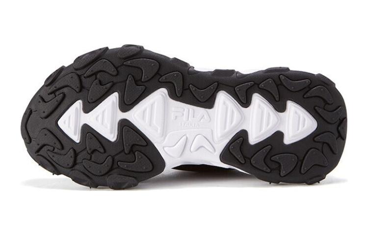 Shop 大童 FILA 斐樂 防滑防踢減震 兒童休閒鞋 黑白