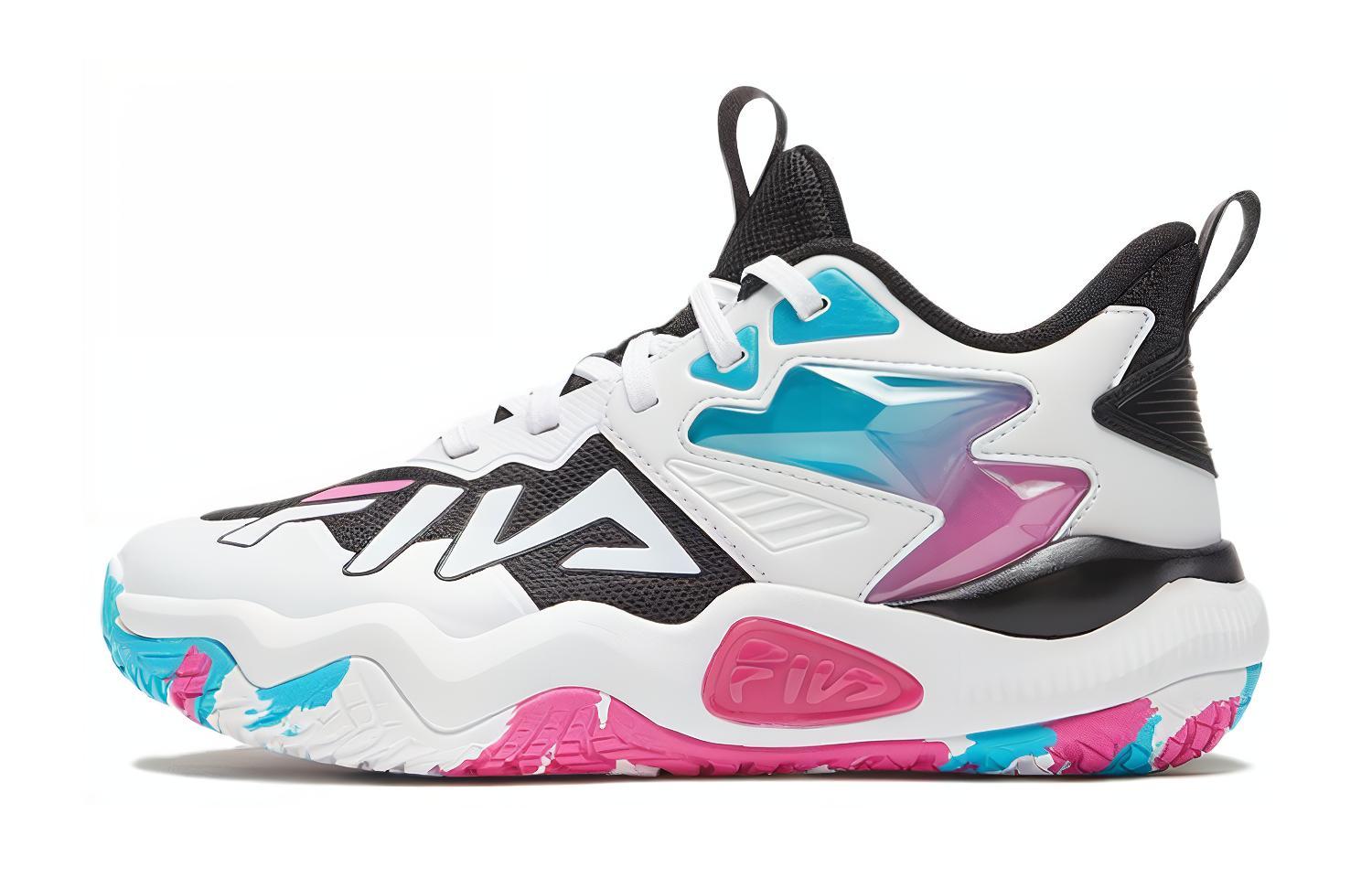 Buy 大童 FILA 斐樂 運動舒適 防滑耐磨 兒童休閒鞋 白黑藍色