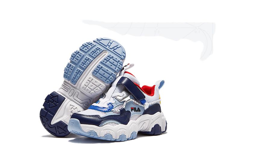 (PS) FILA Casual Athletics Shoes 'White Navy' 圖 5