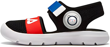 (Preschool) FILA Casual Flats Sandals 'Black Red Blue' K14B322805PBR (Preschool) FILA Casual Flats Sandals 'Black Red Blue' K14B322805PBR