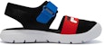 (PS) Sandal Kasual FILA 'Hitam Merah Biru' K14B322805PBR