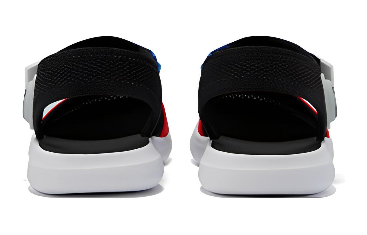 Lookbook (PS) 휠라 캐주얼 플랫 샌들 (검/빨/파) K14B322805PBR