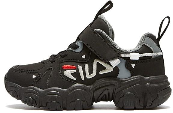 preschool-fila-running-shoes-black-comfortable-versatile-durable-k14-b341132-fbs