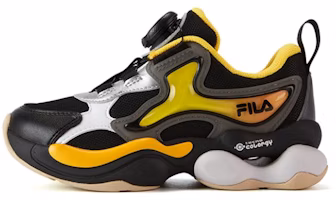 (Preschool) FILA Casual Sneakers 'Black Yellow' K14B311108FBA (Preschool) FILA Casual Sneakers 'Black Yellow' K14B311108FBA