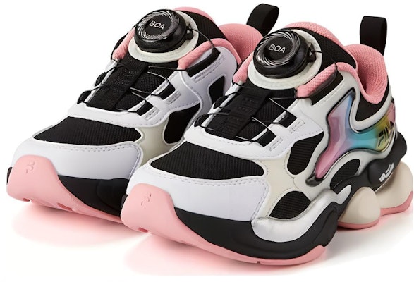 (Preschool) FILA Casual Sneakers 'White Black Pink' K14B311108FBQ Lookbook (Preschool) FILA Casual Sneakers 'White Black Pink' K14B311108FBQ