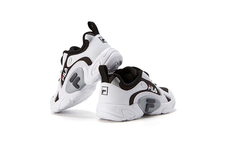 Shop (PS) Zapatillas FILA Clásicas Retro Running 'Negro Blanco' K14B041101FWS