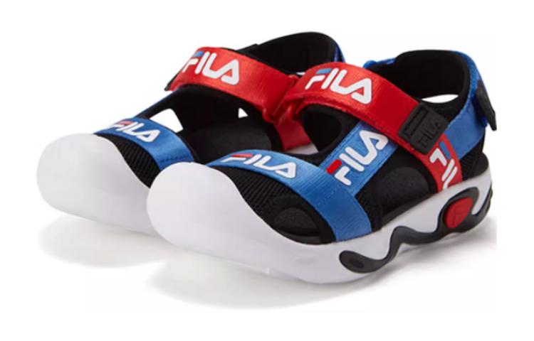 (PS) FILA Classic Sandals 'Black Blue Red' 圖 3