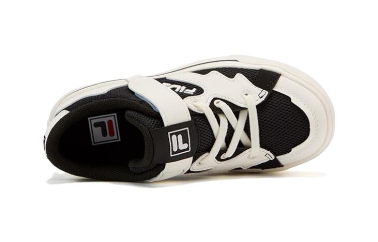 Lookbook (Preschool) FILA Classic Skate Shoes 'White Black' K14B321302FBG