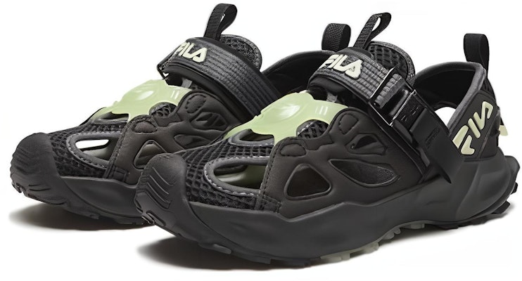 (Preschool) FILA Comfort Sandal 'Black Green' K55B423801FBD Order (Preschool) FILA Comfort Sandal 'Black Green' K55B423801FBD