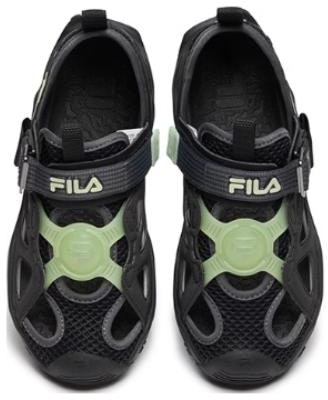 (Preschool) FILA Comfort Sandal 'Black Green' K55B423801FBD Lookbook (Preschool) FILA Comfort Sandal 'Black Green' K55B423801FBD