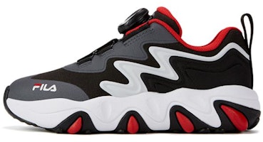(Preschool) FILA Comfort Versatile Non-slip Durable Sports Casual Shoes 'Black Grey' K14B242502FBC (Preschool) FILA Comfort Versatile Non-slip Durable Sports Casual Shoes 'Black Grey' K14B242502FBC