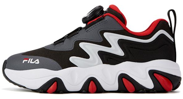 (Preschool) FILA Comfort Versatile Non-slip Durable Sports Casual Shoes 'Black Grey' K14B242502FBC Buy (Preschool) FILA Comfort Versatile Non-slip Durable Sports Casual Shoes 'Black Grey' K14B242502FBC