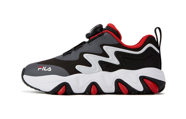 (Preschool) FILA Comfort Versatile Non-slip Durable Sports Casual Shoes 'Black Grey' K14B242502FBC