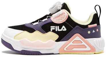 (Preschool) FILA Court Deluxe 'Black Academy Purple' K14B331303FBC (Preschool) FILA Court Deluxe 'Black Academy Purple' K14B331303FBC