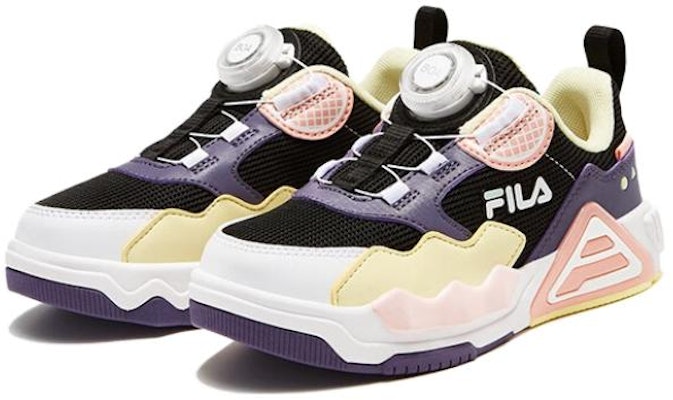 (Preschool) FILA Court Deluxe 'Black Academy Purple' K14B331303FBC Order (Preschool) FILA Court Deluxe 'Black Academy Purple' K14B331303FBC