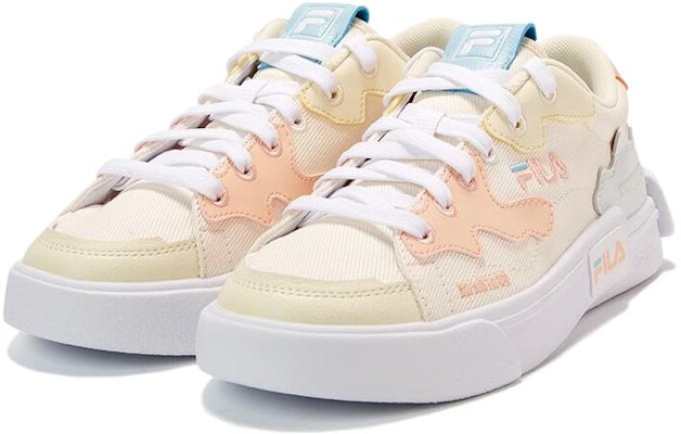 (Preschool) FILA Court Deluxe 'Milk White Peach Pink' K15B321303FGT Lookbook (Preschool) FILA Court Deluxe 'Milk White Peach Pink' K15B321303FGT