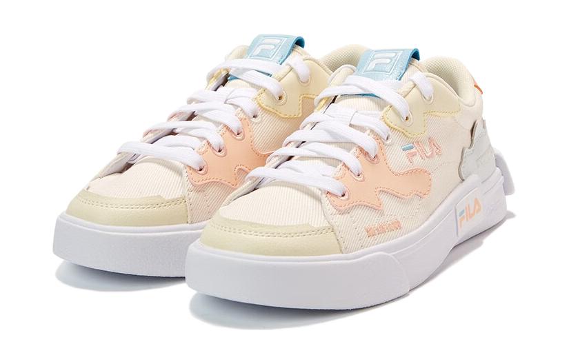 Lookbook (Preschool) FILA Court Deluxe 'Milk White Peach Pink' K15B321303FGT