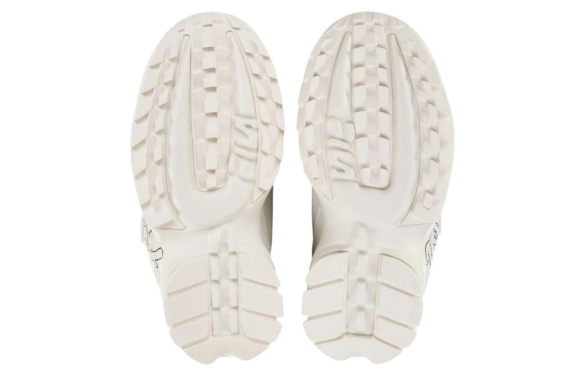 Purchase 兒童 FILA斐樂 Kids Disruptor 2 防滑耐磨 低幫 運動休閒鞋 米白色