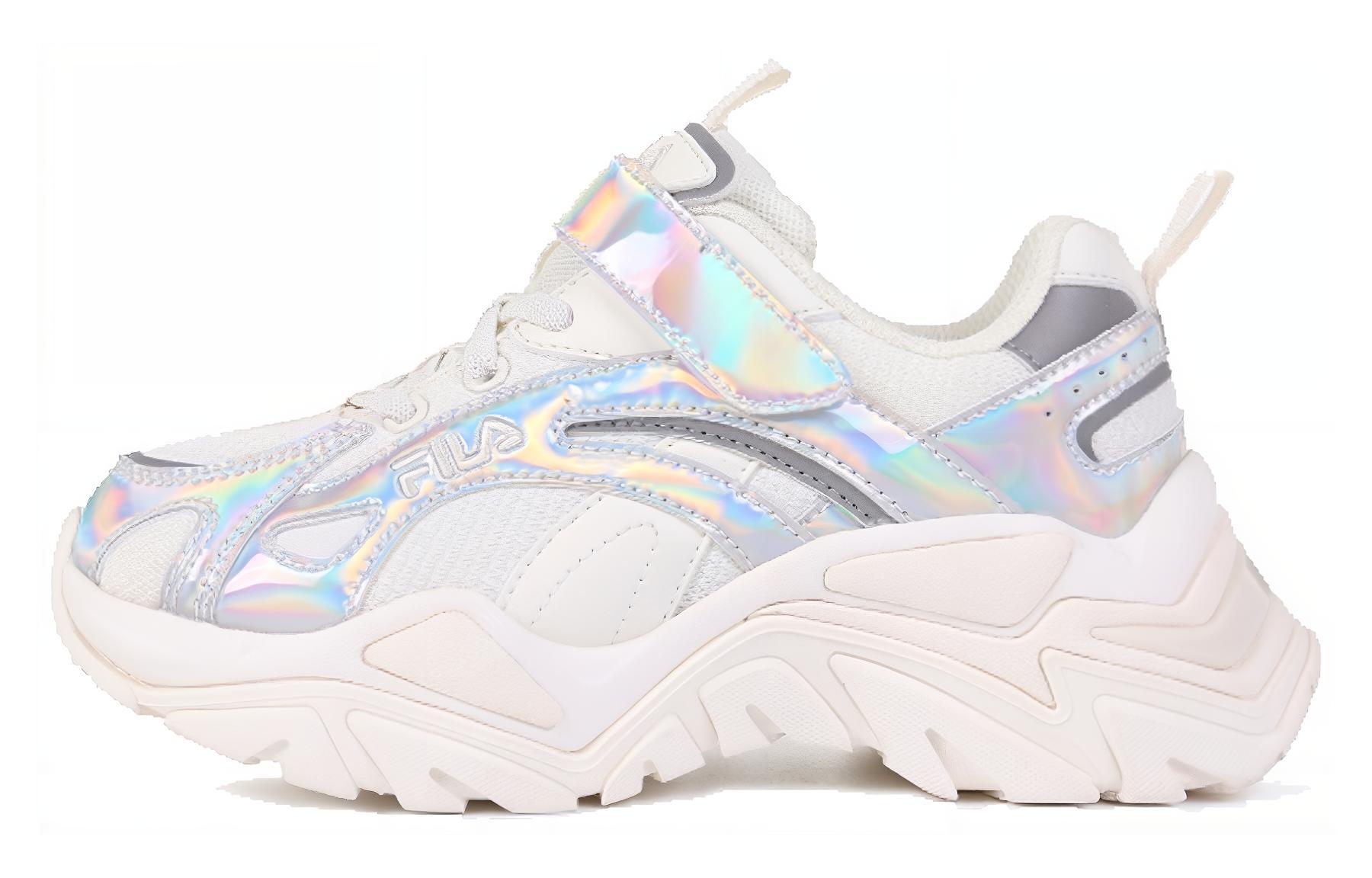 Buy (Preschool) FILA Disruptor 'White Silver' 3XM01336D_071