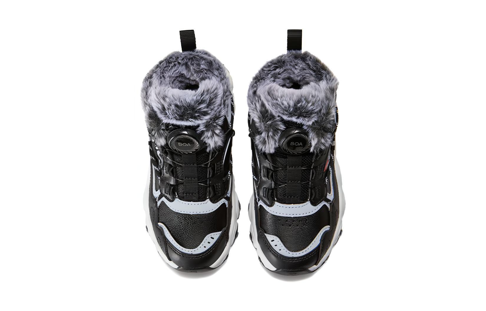 Shop (PS) FILA Fluid Laarzen ''Zwarte Fluwelen Warmte'' K14B343906FBK
