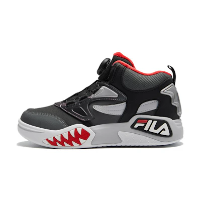 (Youth) FILA FUSION Desperado Vintage Shoes 'Black Grey Red'
